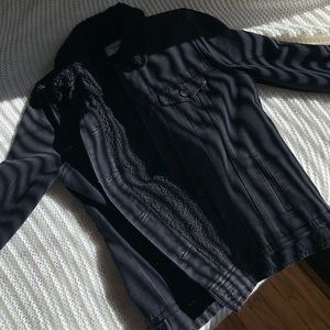 Sherpa denim jacket